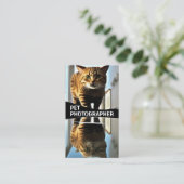 huisdierenfotograaf visitekaartje (Staand voorkant)