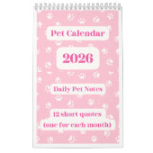 Huisdierenkalender 2026 kalender (Hoes)