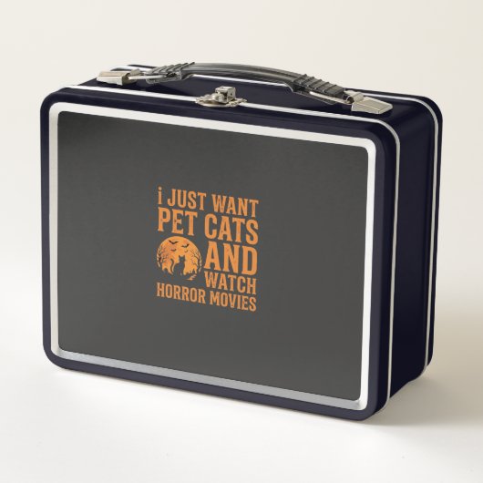 Huisdierenkatten Horrorfilms Halloween-ontwerp_1 (Voorkant)
