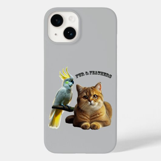 Huisdierenliefhebber Britse Korthaar Kat & Kakketv Case-Mate iPhone Case (Achterkant)