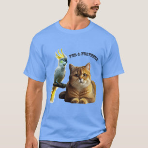 Huisdierenliefhebber Britse Korthaar Kat & Kakketv T-shirt