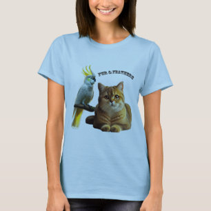 Huisdierenliefhebber Britse Korthaar Kat & Kakketv T-shirt