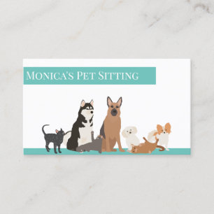 Huisdierenoppas Honden Kat Training Verzorging Dag Visitekaartje