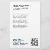 Huisdierenoppas Walker  Flyer (Achterkant)