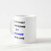 huisdierenverzorger, geweldige koffiemok (Voorkant links)