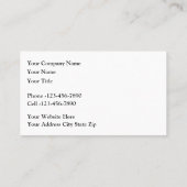 Huisdierenverzorging modern visitekaartje (Achterkant)