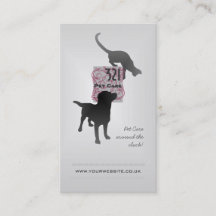 Huisdierenverzorging/Visitekaartje voor huisdieren