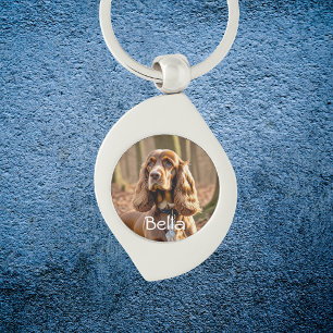 Huisdierfoto Cocker Spaniel Personaliseer Sleutelhanger