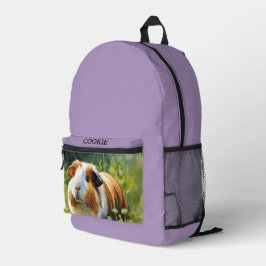 Huisdierfoto Cute Lilac Bedrukte Rugzak