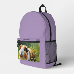 Huisdierfoto Cute Lilac Bedrukte Rugzak