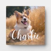 Huisdierfoto op maat fotoplaat (Voorkant)