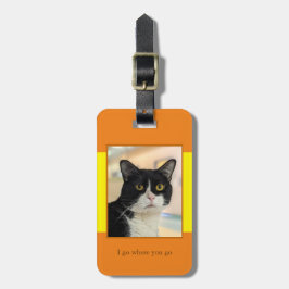 Huisdierfotokofferlabel Bagagelabel