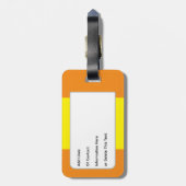 Huisdierfotokofferlabel Bagagelabel (Achterkant verticaal)