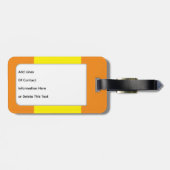 Huisdierfotokofferlabel Bagagelabel (Achterkant horizontaal)