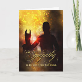 Huisdiergevoel verlies van een hond Beste vriend G Kaart