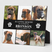 Huisdierherdenking 6 x Foto Ter liefdevolle herinn Fotoplaat (Zijkant)