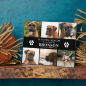 Huisdierherdenking 6 x Foto Ter liefdevolle herinn Fotoplaat (Zijkant)