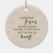 Huisdierherdenking Aangepaste Gedenkplek Keramisch Ornament (Achterkant)