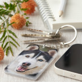 Huisdierherdenking Aangepaste Hond Foto Ter Lieve Sleutelhanger (Voorkant Rechts)