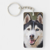 Huisdierherdenking Aangepaste Hond Foto Ter Lieve Sleutelhanger (Voorkant)