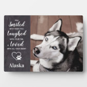 Huisdierherdenking - Huisdierverlies Fotocollage H Fotoplaat (voorkant)