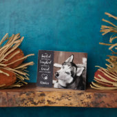 Huisdierherdenking - Huisdierverlies Fotocollage H Fotoplaat (Zijkant)