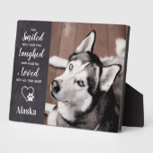 Huisdierherdenking - Huisdierverlies Fotocollage H Fotoplaat (Zijkant)