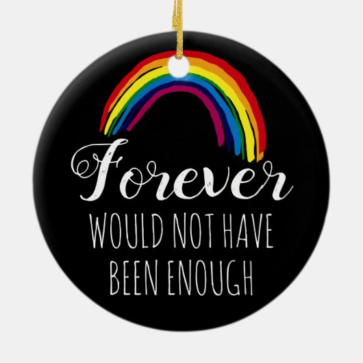 Huisdierherdenking | Kerstsouvenir Keramisch Ornament (Achterkant)