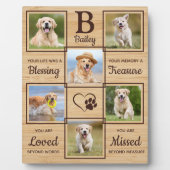 Huisdierherdenking Ter liefdevolle herinnering Uni Fotoplaat (Voorkant)