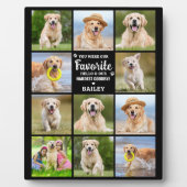 Huisdierherdenking Vaarwel Hond 11 Foto Collage Fotoplaat (Voorkant)