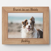 Huisdierherdenking - Voor altijd in ons hart - Hon Fotoplaat (Voorkant)