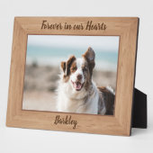 Huisdierherdenking - Voor altijd in ons hart - Hon Fotoplaat (Zijkant)