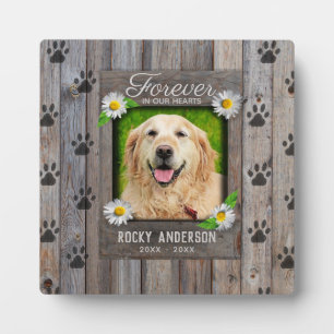 Huisdierherdenkingsgeschenk Fotoplaat