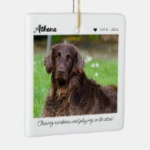Huisdierherdenkingsgeschenk | In Liefdevolle Herin Keramisch Ornament (Rechts)