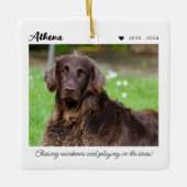 Huisdierherdenkingsgeschenk | In Liefdevolle Herin Keramisch Ornament (Voorkant)