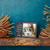 Huisdierherdenkingsgeschenk - Troostgeschenk Herin Fotoplaat (Zijkant)