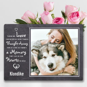 Huisdierherdenkingsgeschenk - Troostgeschenk Herin Fotoplaat