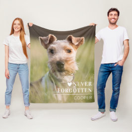 Huisdierherdenkingsgeschenk | Verlies van huisdier Fleece Deken