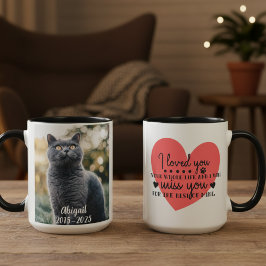 Huisdierherdenkingskat Sympathie Geschenk Mok