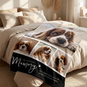 Huisdierherinnering Fotocollage Fleece Deken