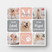 Huisdierherinnering Geschenk voor Verlies van Huis Fotoplaat (Voorkant)