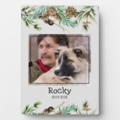 Huisdierherinneringsfoto  fotoplaat (voorkant)