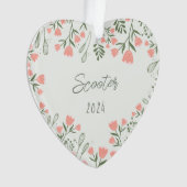 Huisdierherinneringssouvenir Ornament (voorkant)