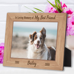 Huisdierhond Herdenking - In Liefdevolle Herinneri Fotoplaat