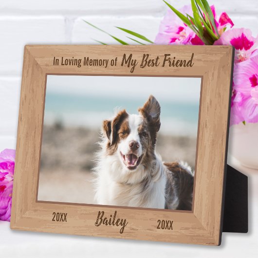 Huisdierhond Herdenking - In Liefdevolle Herinneri Fotoplaat