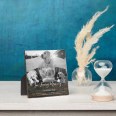 Huisdierhond Herdenkingsfoto Collage Herinneringsg Fotoplaat (Insitu)