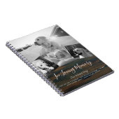 Huisdierhond Herdenkingsfoto Collage Herinneringsg Notitieboek (Rechterzijde)