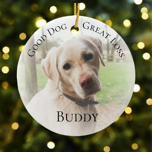 Huisdierhond Herdenkingsfoto Ornament Goede Hond