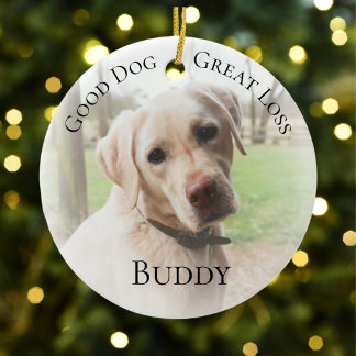 Huisdierhond Herdenkingsfoto Ornament Goede Hond