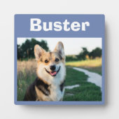 Huisdierhond Herinneringsherinnering Fotoplaat (Voorkant)